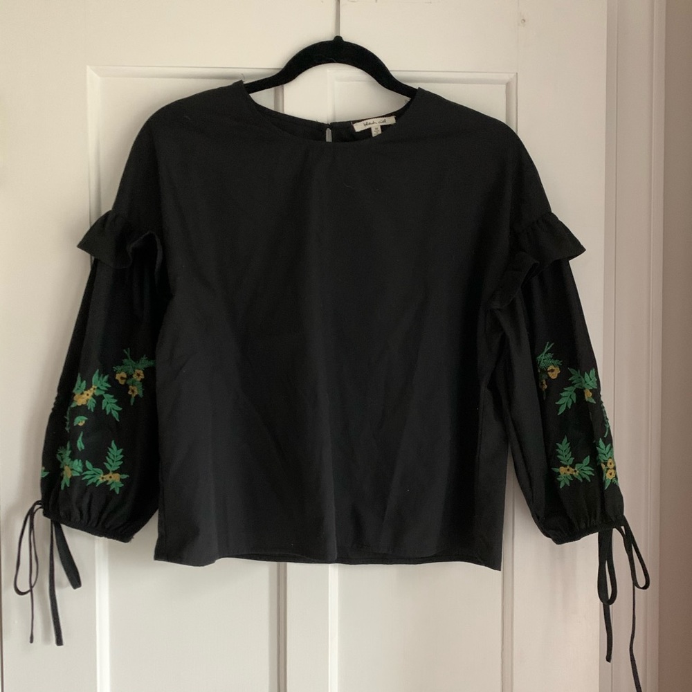 Black embroidered Blouse